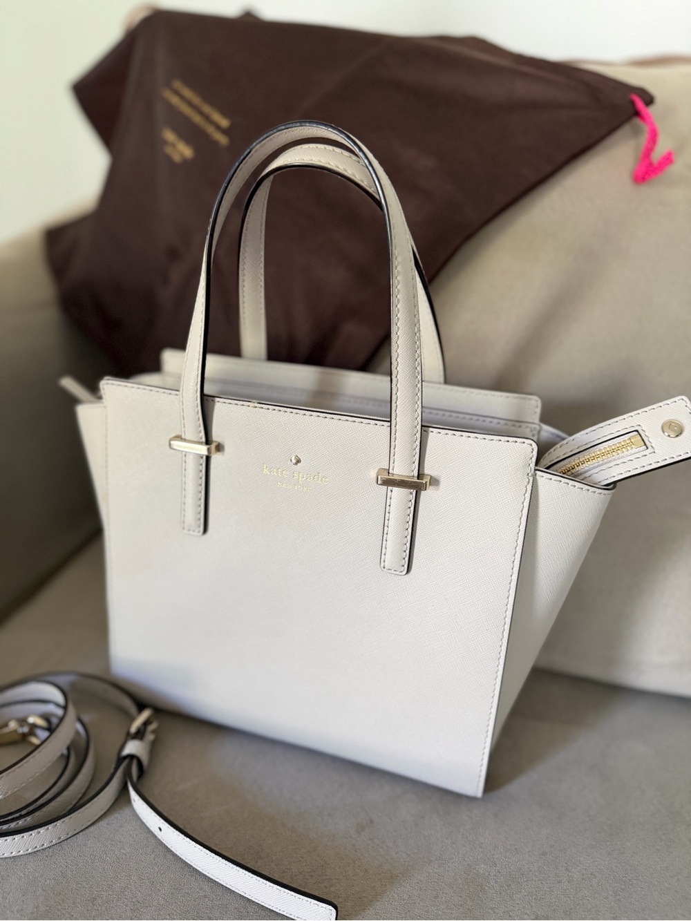 kate spade Saffiano Leather Top-Handle Satchel - Picture 2 of 5